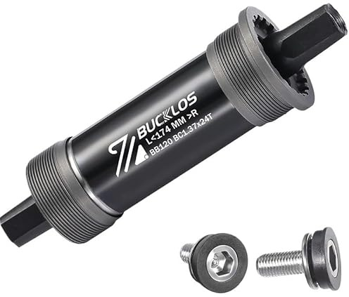 YATINGZHANG Tretlager Fahrrad Vierkant-Tretlager 68 mm 80 90 100 110 for Mountainbikes/Schnee-/Fatbikes Fahrrad-Tretlager(120x174mm)