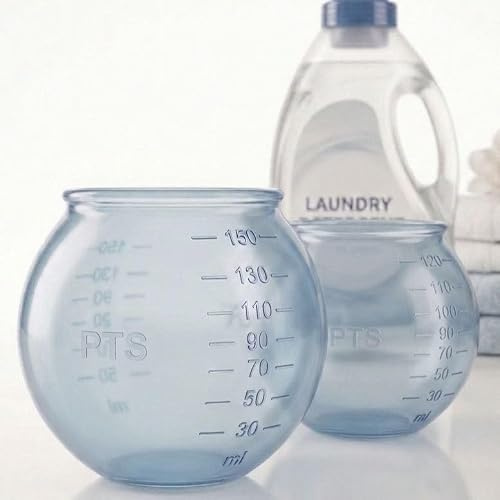 2 di Palla Dosatrice Sfera per Detersivi,Pallina Dispenser,Detersivo liquido,Lavatrice 100% Silicone,Risparmio per Detersivi in Polvere e Liquidi, Antigraffio, Unica, (2 PALLE COL. BLU)