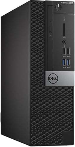 Dell Optiplex 5050 SFF Desktop PC, Intel Core i7-7700T, 16GB RAM, 512GB SSD, USB WLAN+BT, US QWERTY, Windows 11 Pro (Ricondizionato)