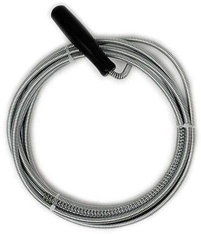 6.5 Ft Spiral Drain Opener Spring Wire Rod Auger Snake Pipe Unclog Sink,Tub, Toilet, Shower, Kitchen, Basins and Pipes