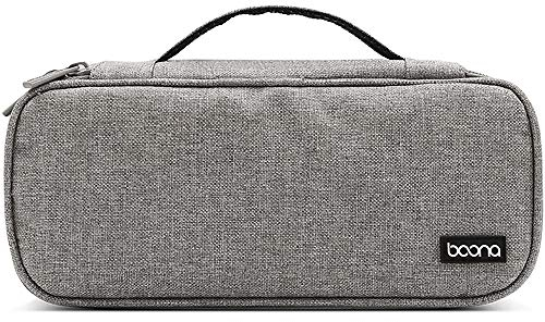 Ruyosn Kabel Organizer Tasche Wasserdicht Kabeltasche Klein Festplattentasche Elektronische Tasche Elektro Organizer Cable Bag Elektronik Zubehör Organisator Kabel Laptop Netzteil, grau