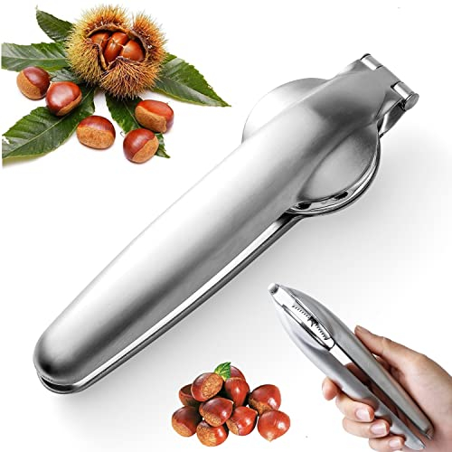 Phitihui Maronizange, Kastanie Schneider, Maronen Messer, Maroni Schneider Edelstahl, Maronimesser, Chestnut Opener Cutter, Kastanienmesser Kastanienzange, Nussknacker, Kastanienöffner