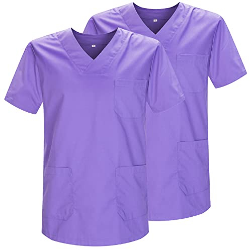 MISEMIYA - Packung 2 STK. - SANITÄRE CASACA Unisex SANITÄRE Uniformen SANITÄRE UNIFORM MEDIZINISCHE UNIFORM - Ref. 817 * 2