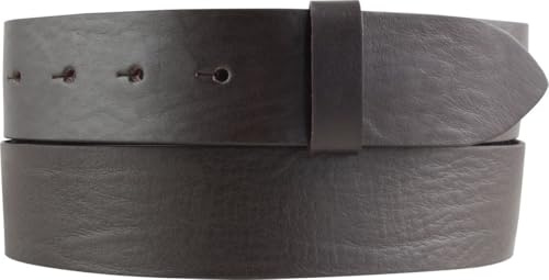 BELTINGER Wechselgürtel aus Vollrindleder mit Druckknöpfen 4 cm | Druckknopf-Gürtel für Damen Herren 40mm | Leder-Gürtel ohne Schnalle 4cm