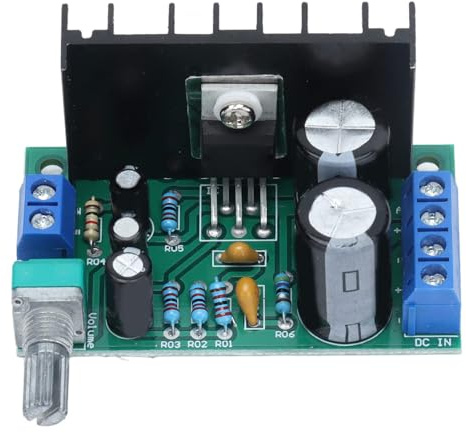 LiebeWH TDA2050 Verstärker Platine Leistungsverstärkermodul Mono Lautsprecher AMP Modul Mini Verstärkerboard 12-24V 5W-120W