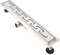 GY Bath Caniveau de Douche 60cm, Modèle C Caniveau Douche Italienne en Acier Inoxydable, Douche Italienne Complète avec Siphon et Filtre