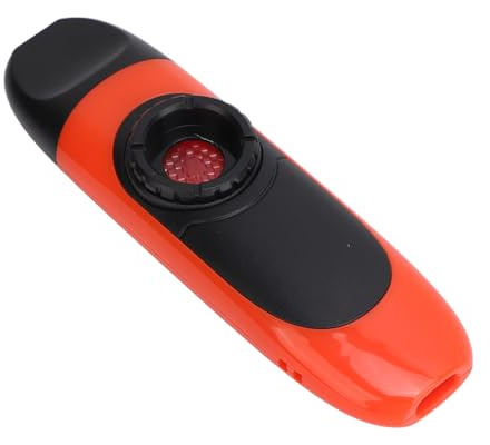 Kazoo-Flöte, Musikinstrument, ABS-Kunststoff, Professionelles Kazoo-Blasinstrument mit 5 Membranen für Leistung (ORANGE)