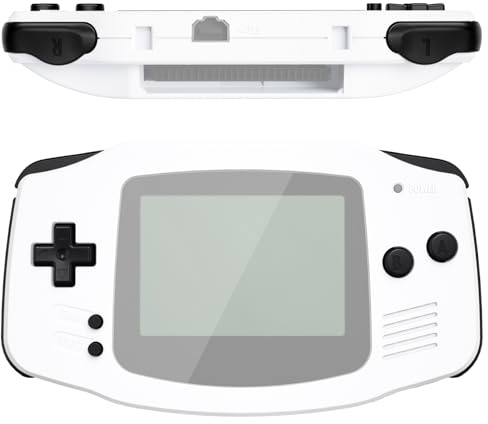 eXtremeRate Boutons Complets de Remplacement pour Gameboy Advance GBA Console, Console Portable Non Incluse - Noir