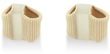PLABBDPL Separatori per Alluce Valgo per Dita Sovrapposte,Correttore per le dita dei piedi in gel,Separatori per le Dita Dei Piedi,Correttori per Alluce Valgo Separatore Dita Piede per Donna Uomo,2Pcs