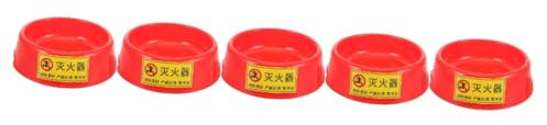 Gadpiparty 5st Feuerlöscherständer Feuerstürmer Steht Kein Zeichen Heim Stock Element Feuerlöscher Hängend Feuerhydrant Wandhalterung Für Feuerlöscher Vorbereitet Notlicht Plastik Rot