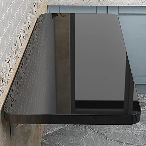 Tavolo pieghevole in legno galleggiante da parete, tavolo da lavoro per piccoli spazi da appendere alla parete, tavolo da cucina per casa, ufficio, bar, sala da pranzo