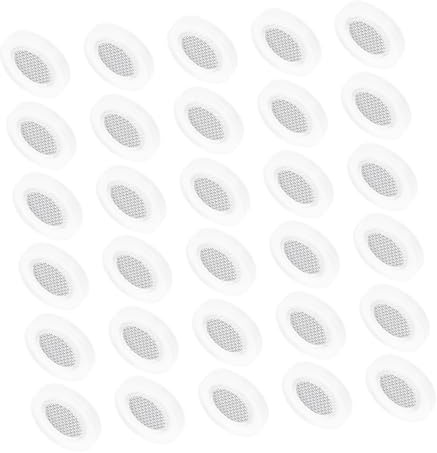 iplusmile Lot De 50 Joints De Filtre En Silicone 4/10” Rondelles D'étanchéité Pour Tuyau De Bain Inox Solide Anti-boue Accessoires Salle De Bain Économiseur D'eau