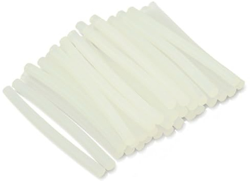 Angoily 50 Stück Heißklebesticks Halbtransparent Vielseitiger Hot Melt Kleber für Handwerk Reparaturen Kompatibel mit Heißklebepistolen für Holz Metall Stoff Geeignet