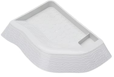 jojnsha De Baignade Et Plat De Nourriture pour Tortues Conception Divisée Habitats pour Reptiles Entretien Essentiel Sûr Et Facile pour Les Petits Animaux Bassin d'eau pour Tortues