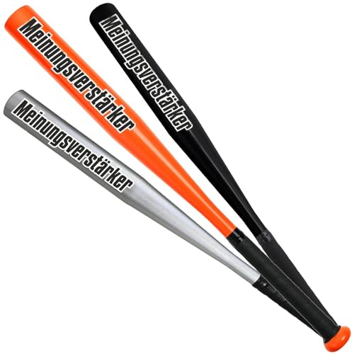 Baseballschläger Meinungsverstärker aus Aluminium I Rutschfester Griff I 26 Zoll Alu Softball Schläger