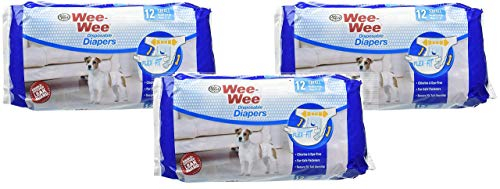 (3 Pack) wee-wee Produkte Einweg Hund Windeln klein