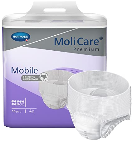 MoliCare Premium Mobile Einweghose: Diskrete Anwendung bei Inkontinenz für Frauen und Männer; 8 Tropfen, Gr. M (80-120 cm Hüftumfang), 3x14 Stück