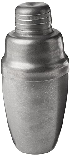 Barfly M37038 Lot de 3 shakers lourds en acier inoxydable 500 ml Très solide 18oz (532 ml) vintage