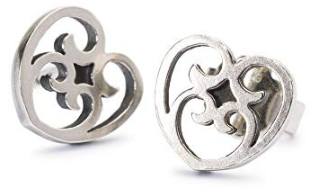 Trollbeads Silber Earring Von Herzen Ohrstecker