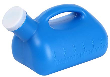 YNGJUENCP Herren Urinal Mit Schraubverschluss, 3000 Ml Haushalts Töpfchen Tragbare Urinale Männliche Urintrichter Ältere Kinder Notfalltoiletten Reisen Mobile Sammler