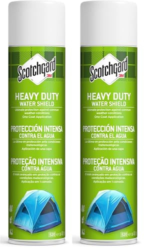 Scotchgard Protección Intensa contra el Agua, 1 Bote x 400 ml - Spray Repelente al Agua, para Prendas Exteriores, Tiendas de Campaña, Mochilas, Poliéster y Nailon (Paquete de 2)