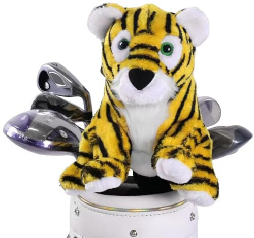 Fluffy Tiger Big Golfschläger-Schlägerkopfhülle aus Holz für #1 Driver
