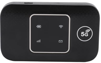 Hotspot WiFi Portatile, Hotspot WiFi Mobile 3G 4G LTE con Slot per Scheda SIM per Europa, Supporta Fino a 10 Utenti, Router WiFi da 150 Mbps per Ufficio, Viaggio, Casa, Plug And