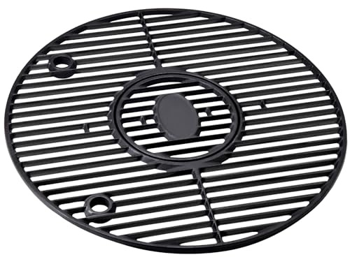 Criditpid 19.5 Round Grill Grates for Char Griller Akorn 16620 E56720, Pit Boss K24, Louisiana Grills K24 Replacement Parts, Cast Iron Grates for Char-Griller Akorn Kamado Ceramic Grill Accessories