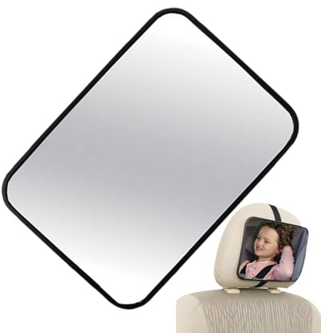 Espejo de coche para niños, Espejo para asiento de coche para niños | Espejo para niños en el asiento trasero,Espejo para niños en el asiento trasero irrompible, resistente espejo