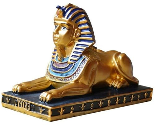 Lpitoy Große Sphinx-Figur, Kunstharz, Ägyptische Sphinx-Statue, Antike Ägyptische Skulptur, Statue Für Heim- Und Bürodekoration