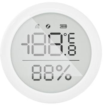 Thermometer, Hygrometer, Luftfeuchtigkeitssensor, App-Fernbedienung mit ZigBee-Gateway für Intelligente Heimvernetzung (White #-2)