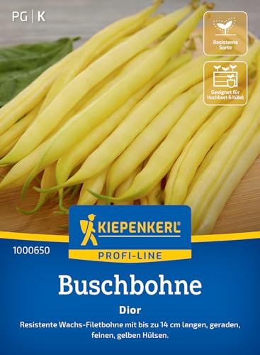 Kiepenkerl Buschbohnensamen Dior 1000650, Gemüsesaat | Inhalt für 8-10 laufende Meter