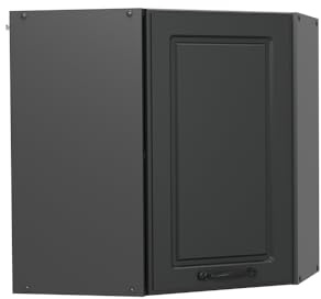 Vicco Eckhängeschrank R-Line, Anthrazit Landhaus, 57 cm | MDF-Front · 1 Einlegeboden · 1 Tür · Metallgriffe · Platzsparende Ecklösung ✓
