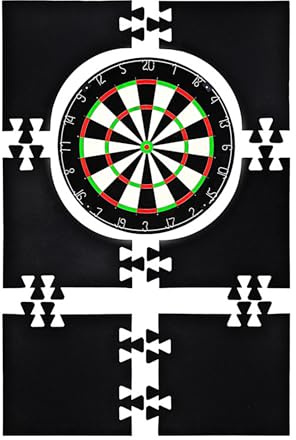 Dartscheiben-Wandschutz, Eva-Dartscheiben-Rückwand, quadratische Dartscheiben-Rückwand, gespleißte erweiterte Länge, gespleißte Dartscheiben-Wandschutz für Dart-Liebhaber