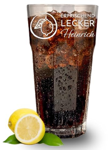 polar-effekt Verre à eau long drink - 480 ml - Passe au lave-vaisselle - Avec gravure - Cadeau d'anniversaire personnalisé - Pour Gin Tonic, apéritifs et boissons