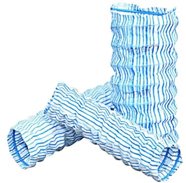 HKSDKABOP Tubes d'égout perforés au Sol à pénétration Douce, Tuyau d'infiltration et de Drainage français ondulé perforé de 2 Pouces, Bleu, Plusieurs Tailles(10m/32.8ft)