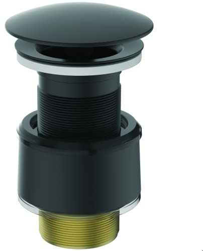 Ideal Standard - Piletta scarico libero per Lavabo. Nero seta