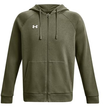Under Armour Herren UA Rival Fleece FZ Hoodie, Fleece Zip Up Hoodie, weich gebürsteter Herren Pullover mit durchgehendem Reißverschluss