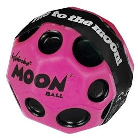 Sunflex x Waboba Moon Ball Pink - Spingball mit hoher Sprungkraft - Gummiball mit hoher Qualität - Durchmesser 6,5 cm