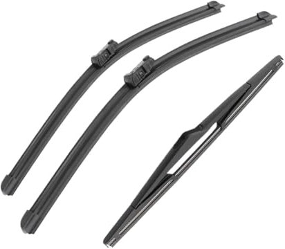 Scheibenwischer Für Ford Für Fiesta MK6 2008-2016 Vorne Hinten Wischerblätter Windschutzscheibe Fenster Auto Wischer Klinge Auto Zubehör Autowischerblatt