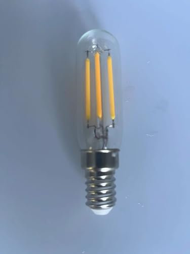 Morotty Lampadina Cappa Cucina LED E14 3W 230V, Equivalente a lampada alogena da 40W, Lampadina T22 E14 LED Bianco Caldo 2700K per Cappa Aspirante, Frigoriferi, non Dimmerabile, Confezione da 2