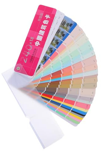 AUTSUPPL Campione Di Colori Per Vernice Da Costruzione Di Colori Standard Schede Campione Di Colore Pratiche Per Progetti Di Pittura