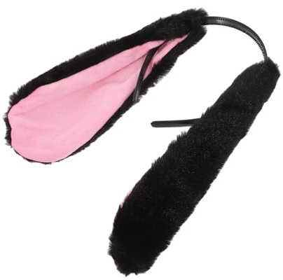 CAXUSD Langer Flauschiger Hasenohren-haarreif Für Ostern Und Kostümpartys Niedliches Bunny-ohr-headpiece Für Erwachsene Für Perfekten Sitz