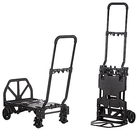 1 carrello pieghevole for carichi pesanti carrello a mano, carrello pieghevole portatile da campeggio all'aperto carrello portabagagli multifunzione uso domestico
