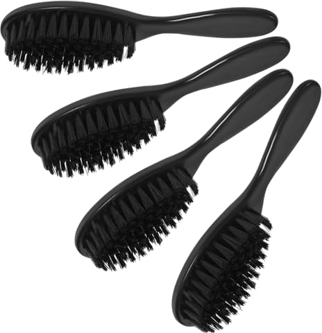 CALLARON 4stücke Haar Bart Sweep Pinsel Bartpflegebürste Bartbürste Für Männer Gesichtsbürste Gesichtshaarbürste Für Salon Bartreinigungsbürste Friseurbürste Nackenbürste