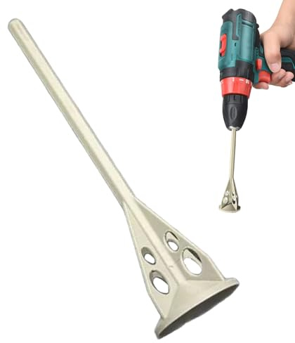 Strumento agitatore per pittura ad alta velocità a bassa resistenza | Bastoncini multiuso per miscelare vernice, malta, stucco, rivestimenti, resina epossidica