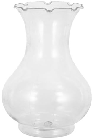 IMIKEYA 6pcs Plastic Flower Vases Small Table Bud Vases Shatterproof Hyacinth Forcing Containers Decorative Wedding Centerpiece Home Office Decor