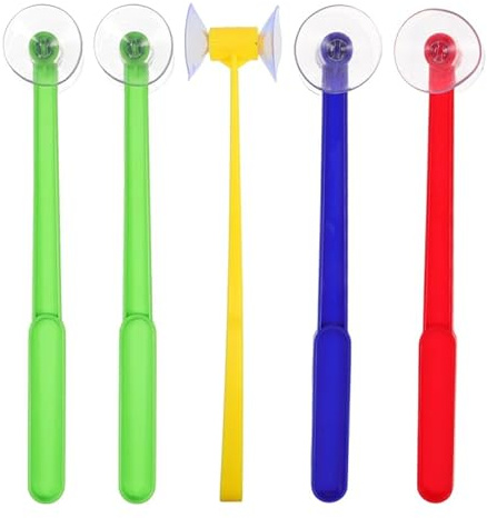 Toyvian Lot De 5 Marteaux À Ventouse Enfant Jouets Préscolaires De Tri des Couleurs Jeux De Mots À Vue Et De Rimes Activités D’Apprentissage pour Maison École Et Maternelle
