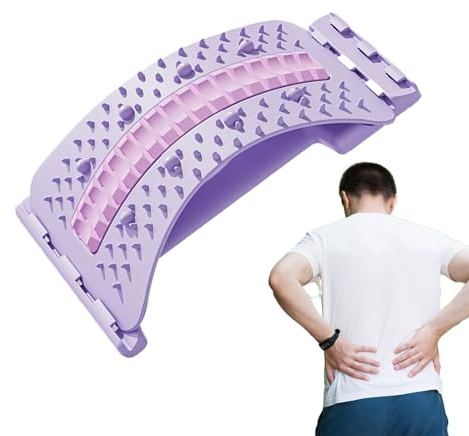 Planche de soutien lombaire, étireur dorsal réglable avec aimants | Masseurs manuels pour exercice, correction de la position de sommeil, de la colonne vertébrale à la maison