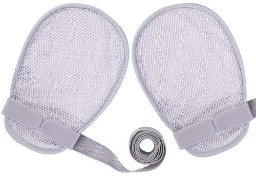 Lightweight Cotton Anti-Scratch Finger Gloves for Teens & Small Hands, Reusable Hand Mitts to Prevent Picking & Scratching Skin, Washable Comfort Gloves for Teenagers, Sensitive Skin & Small Sizes